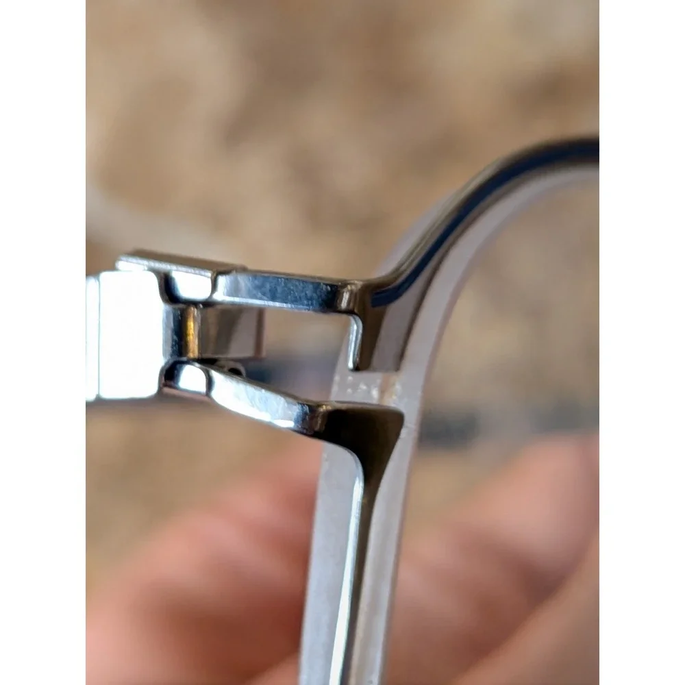 MYKITA Adriano Aviator Silver Mens Rectangle Full Rim Eyeglasses 52-14-150
